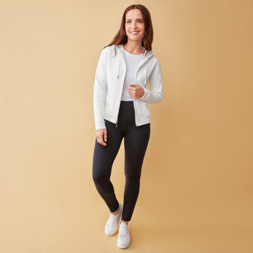 Northern Reflections Basic Perfect Zip Up Hoodie in Blue Large